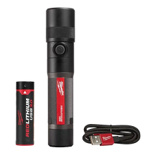 Carregar imagem no visualizador da galeria, Milwaukee 2161-21 Redlithium™ USB 1100L Twist Focus Flashlight