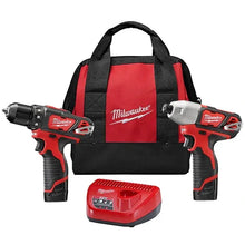 Carregar imagem no visualizador da galeria, Milwaukee 2494-22 M12 Drill/Impact Combo Kit