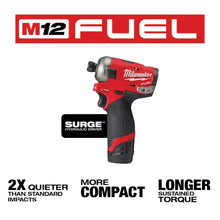 Carregar imagem no visualizador da galeria, Milwaukee 2551-22 M12 FUEL™ SURGE™ 1/4" Hex Hydraulic Driver Kit