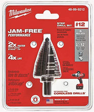 Carregar imagem no visualizador da galeria, Milwaukee 48-89-9212 #12 Step Drill Bit, 7/8" - 1-3/8"