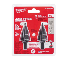 Carregar imagem no visualizador da galeria, Milwaukee 48-89-9239 Step Drill Bit Set #9 7/8" & 1-1/8" - 2PC
