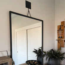 Carregar imagem no visualizador da galeria, 51 Inch Matte Black Hanging Mirror
