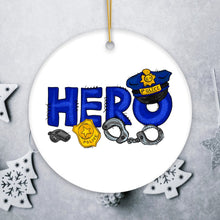 Load image into Gallery viewer, Police Officer Christmas Ornament Bundle, Law Enforcement Cop Gifts