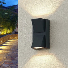 Load image into Gallery viewer, Modern Black Outdoor Aluminum Waterproof LED Wall Lightings For Garden, porch