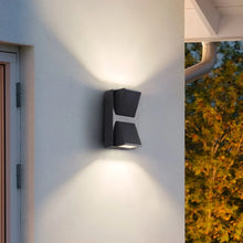 Load image into Gallery viewer, Modern Black Outdoor Aluminum Waterproof LED Wall Lightings For Garden, porch