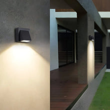 Load image into Gallery viewer, Modern Black Outdoor Aluminum Waterproof LED Wall Lightings For Garden, porch
