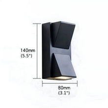 Load image into Gallery viewer, Modern Black Outdoor Aluminum Waterproof LED Wall Lightings For Garden, porch