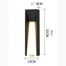 Carregar imagem no visualizador da galeria, Modern Outdoor LED Waterproof Wall Lamp for Courtyard, Balcony