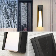 Carregar imagem no visualizador da galeria, Modern Outdoor LED Waterproof Wall Lamp for Courtyard, Balcony