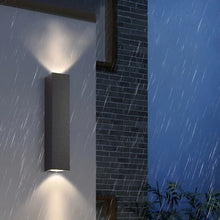 Carregar imagem no visualizador da galeria, Modern Black/White Outdoor Waterproof Aluminum LED Wall Lamp For Garden