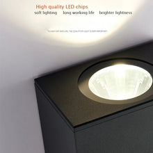 Carregar imagem no visualizador da galeria, Modern Black/White Outdoor Waterproof Aluminum LED Wall Lamp For Garden