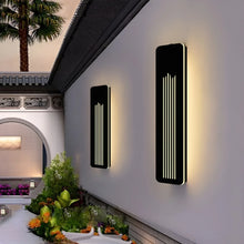 Carregar imagem no visualizador da galeria, Modern Black Outdoor Waterproof LED Aluminum Wall lamps For Garden Porch