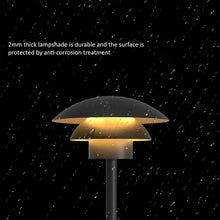 Carregar imagem no visualizador da galeria, Modern Black Outdoor Waterproof LED Lighting Fixture for Garden, Villa