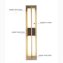 Carregar imagem no visualizador da galeria, Modern Black/Copper Outdoor Waterproof LED Wall Sconce For Garden Porch
