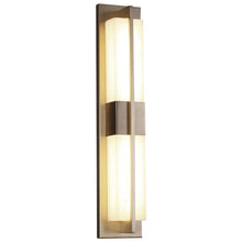 Carregar imagem no visualizador da galeria, Modern Black/Copper Outdoor Waterproof LED Wall Sconce For Garden Porch