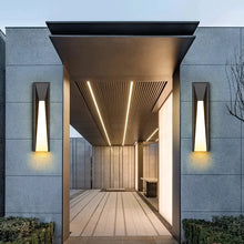 Carregar imagem no visualizador da galeria, Modern Outdoor LED Waterproof Wall Lamp for Courtyard, Balcony