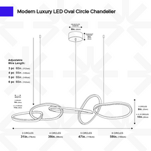 Carregar imagem no visualizador da galeria, Modern Luxury Chandelier