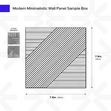 Cargar imagen en el visor de la galería, Modern Solid Panel Sample