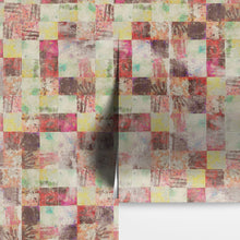 Load image into Gallery viewer, Vintage Grunge Tile Pattern Wallpaper. Aesthetic Wall Decor. #6668