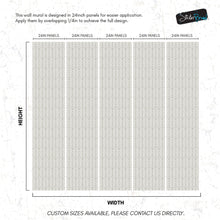 Carregar imagem no visualizador da galeria, Modern Lines Wallpaper. Geometric Shape Motif Pattern. #6674