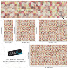 Load image into Gallery viewer, Vintage Grunge Tile Pattern Wallpaper. Aesthetic Wall Decor. #6668