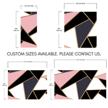 Carregar imagem no visualizador da galeria, Modern Decor Gold, Black and Pink Mosaic Peel and Stick Wallpaper | Removable Wall Mural #6210