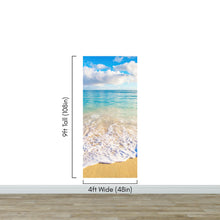 Carregar imagem no visualizador da galeria, Ocean Beach Shore Wallpaper Mural. Tropical Theme Wall Decor. #6770