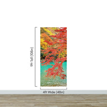 Carregar imagem no visualizador da galeria, Colorful Teal Water Lake View Landscape Wallpaper Mural. #6745