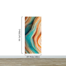 Carregar imagem no visualizador da galeria, Colorful Marble Slate Wallpaper Mural. #6737