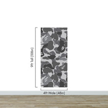 Load image into Gallery viewer, Bape Camo Wallpaper Mural. Grey Camo Streetwear Hype Beast Aesthetics. #6901