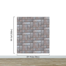 Carregar imagem no visualizador da galeria, Modern Urban Wallpaper Decor. Metal Steel 3D Wall Mural. #6740