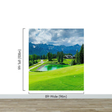 Carregar imagem no visualizador da galeria, Golf Course Mountain View Wallpaper. #6767