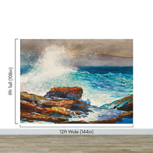 Carregar imagem no visualizador da galeria, Incoming Tide by Winslow Homer Wall Mural. #6946