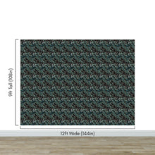 Load image into Gallery viewer, Green Fern Floral Botanical Pattern Wallpaper. #6685
