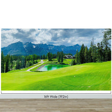 Load image into Gallery viewer, Golf Course Mountain View Wallpaper. #6767
