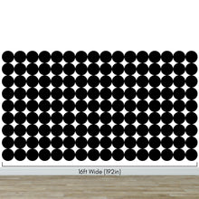 Carregar imagem no visualizador da galeria, Modern Geometric Black Circle Wallpaper Mural. #6675