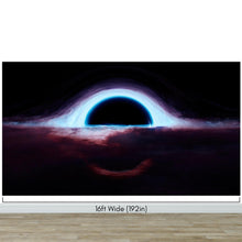 Load image into Gallery viewer, Black Hole Wall Mural – Interstellar Space Sci-Fi Wallpaper. #6919