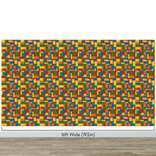 Carregar imagem no visualizador da galeria, Colorful Lego Blocks Pattern Wallaper Mural. #6856