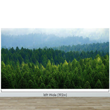 Load image into Gallery viewer, Green Forest Wallpaper Mural. Scenic Landscape Wall Mural. #6894