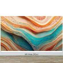 Carregar imagem no visualizador da galeria, Colorful Marble Slate Wallpaper Mural. #6737