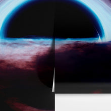 Load image into Gallery viewer, Black Hole Wall Mural – Interstellar Space Sci-Fi Wallpaper. #6919