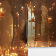 Carregar imagem no visualizador da galeria, Floating Candles / Great Hall Room Wallpaper / Wizardly World Wall Mural. #6764