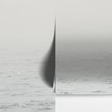 Load image into Gallery viewer, Serene Foggy Ocean Waves Wallpaper Mural. #6859