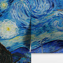 Carregar imagem no visualizador da galeria, Vincent Van Gogh's The Starry Night Painting Wallpaper Mural. #6742