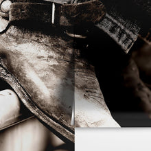 Carregar imagem no visualizador da galeria, Vintage Western Theme Wallpaper. Rustic Cowboy Sepia Wall Mural. #6748