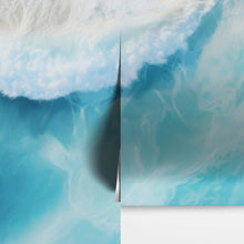 Load image into Gallery viewer, Blue Ocean Wave Wall Mural. #6869