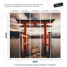Carregar imagem no visualizador da galeria, Japanese Torii Gate Wallpaper Mural. #6723
