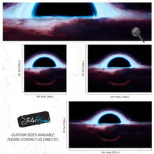 Load image into Gallery viewer, Black Hole Wall Mural – Interstellar Space Sci-Fi Wallpaper. #6919