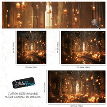 Carregar imagem no visualizador da galeria, Floating Candles / Great Hall Room Wallpaper / Wizardly World Wall Mural. #6764