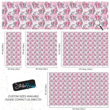 Carregar imagem no visualizador da galeria, Pink Mermaid Wall Mural. Magical Cute Mermaid and Seahorse in Ocean Peel and Stick Wallpaper. #6371